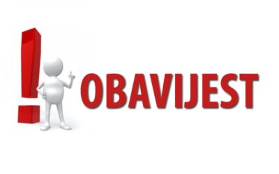 Obavijest o odabiru ponude – školski namještaj